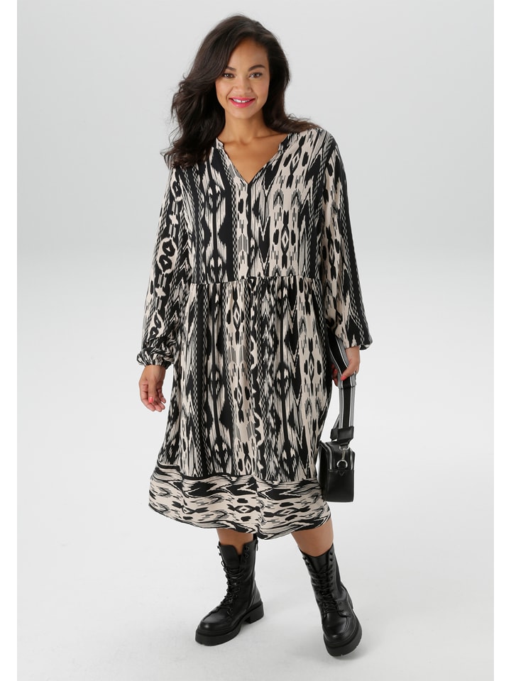 Aniston Sukienka w kolorze czarno-kremowym rozmiar: 50