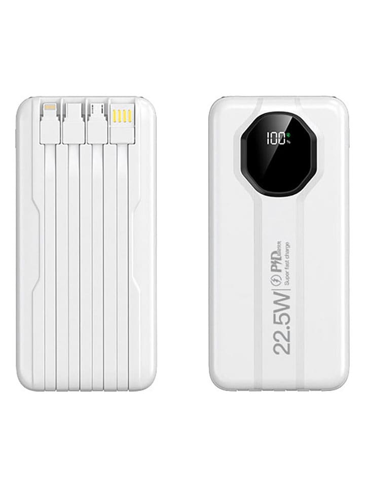 SWEET ACCESS Powerbank w kolorze białym - 20.000 mAh rozmiar: onesize