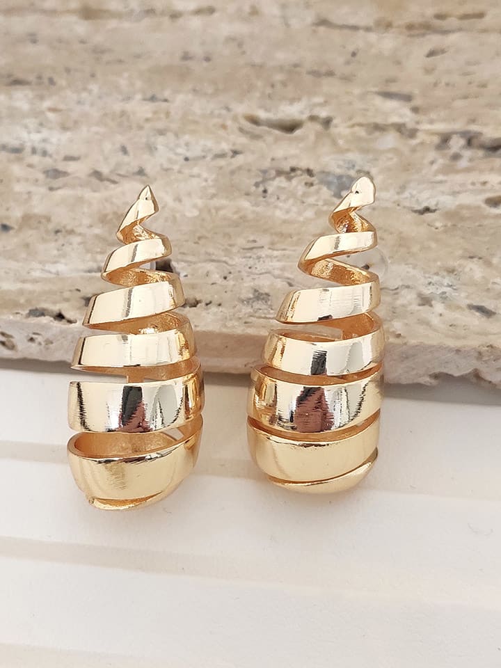 Nakkash Pozłacane kolczyki-wkrętki rozmiar: onesize