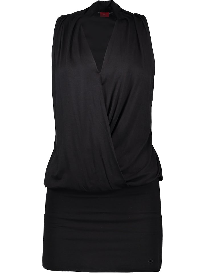 s.Oliver Sukienka w kolorze czarnym rozmiar: 36