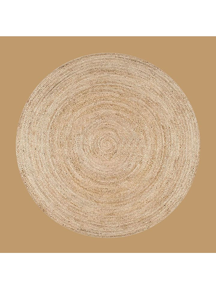 BELLA MAISON Dywan bawełniany "Naive" w kolorze beżowym rozmiar: 120 cm