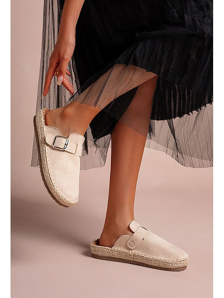 Foreverfolie Chodaki w kolorze kremowym rozmiar: 37