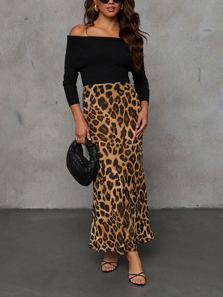 LA Angels Spódnica w kolorze karmelowo-czarnym rozmiar: L