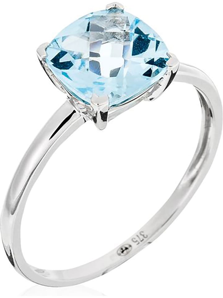 DIAMANTA Złoty pierścionek "Topaze Unique" z topazem rozmiar: 55