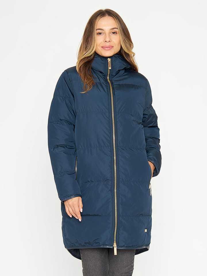 TicketWOMAN Płaszcz pikowany "Stella" w kolorze granatowym rozmiar: 38