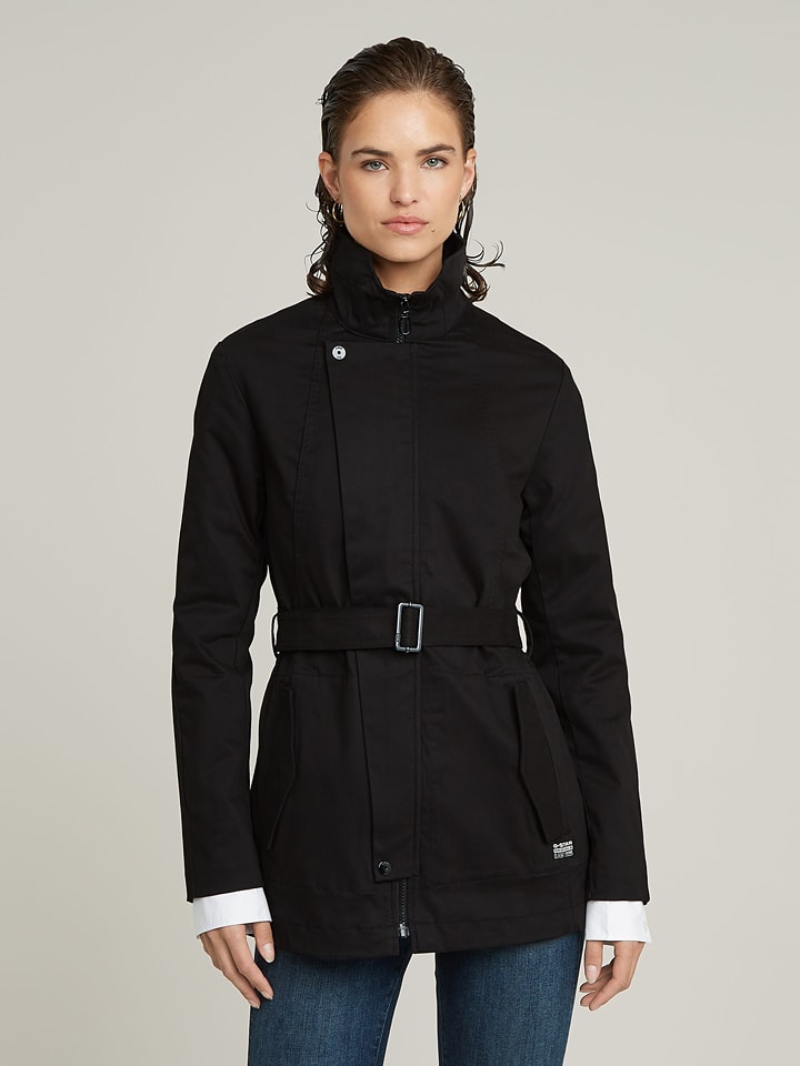 G-Star Trencz w kolorze czarnym rozmiar: XXS