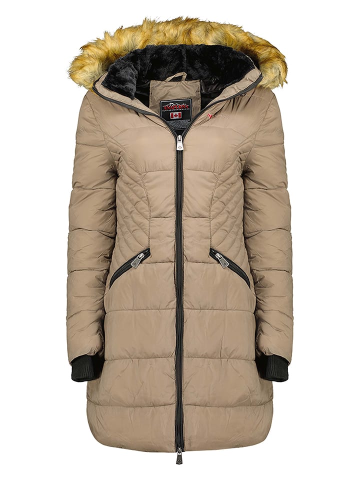 ANAPURNA Parka "Bolmen" w kolorze szarobrązowym rozmiar: XL