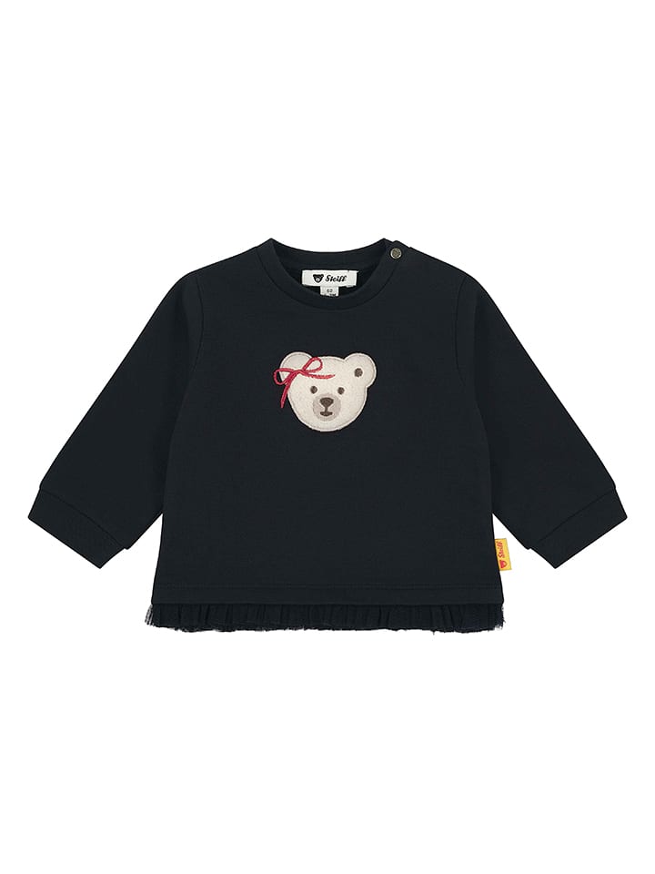 Steiff Bluza w kolorze czarnym rozmiar: 86