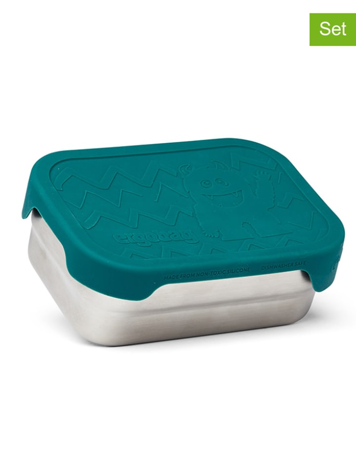 Ergobag 2-częściowy zestaw w kolorze morskim - 17 x 6 x 12 cm rozmiar: onesize