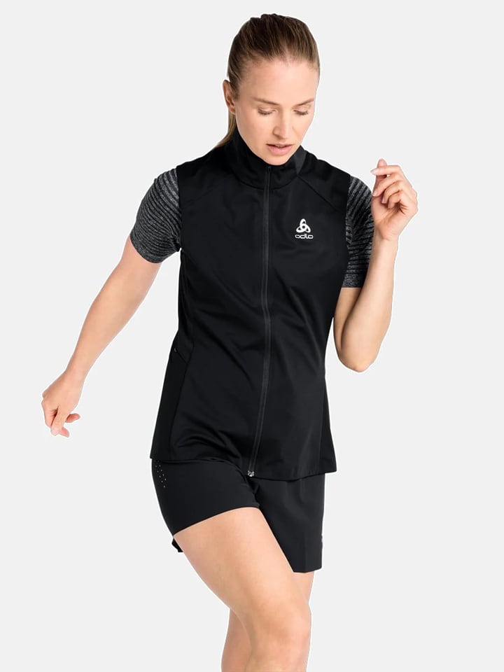Odlo Kamizelka "Zeroweight Warm" w kolorze czarnym do biegania rozmiar: M