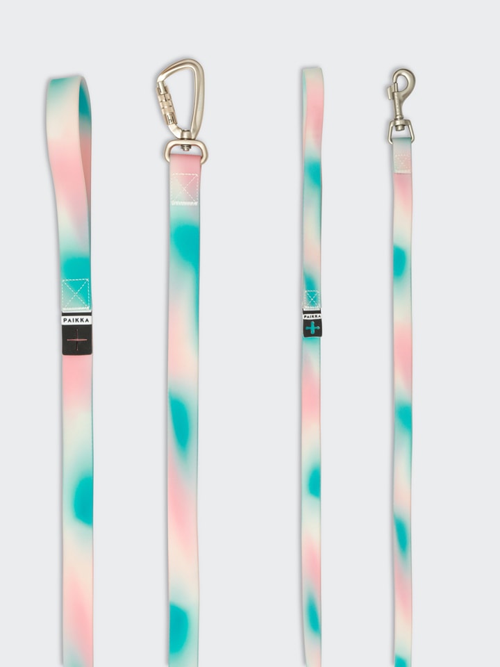 Paikka Smycz "Glow" w kolorze jasnoróżowo-miętowym dla psa rozmiar: 2x180 cm