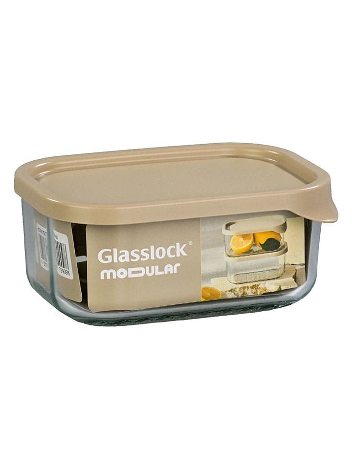 Glasslock Pojemnik "Modular" w kolorze beżowym - 750 ml rozmiar: onesize