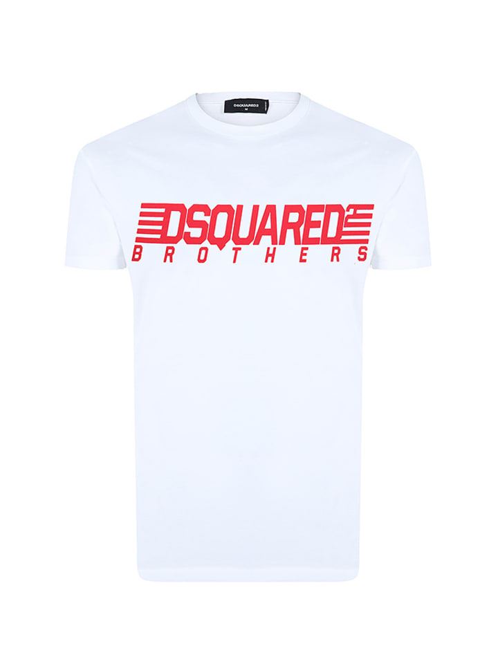 Dsquared² T-shirt w kolorze białym rozmiar: XXL
