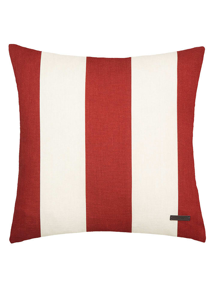 ESPRIT Poszewka "Neo" w kolorze brązowoczerwono-białym na poduszkę rozmiar: 45x45 cm