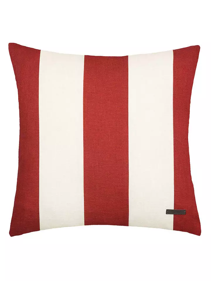 ESPRIT Poszewka "Neo" w kolorze brązowoczerwono-białym na poduszkę rozmiar: 45x45 cm