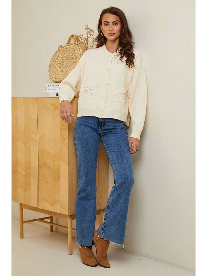 Soft Cashmere Kardigan w kolorze beżowym rozmiar: 38/40