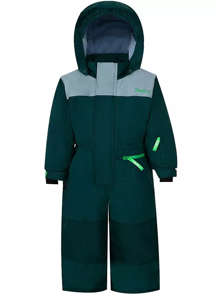 Peek U Kombinezon zimowy "Huxley" w kolorze ciemnozielonym rozmiar: 122