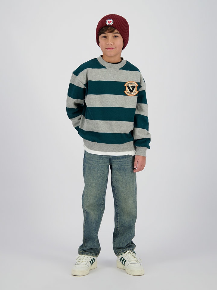 Vingino Bluza "Nikos" w kolorze turkusowo-szarym rozmiar: 164