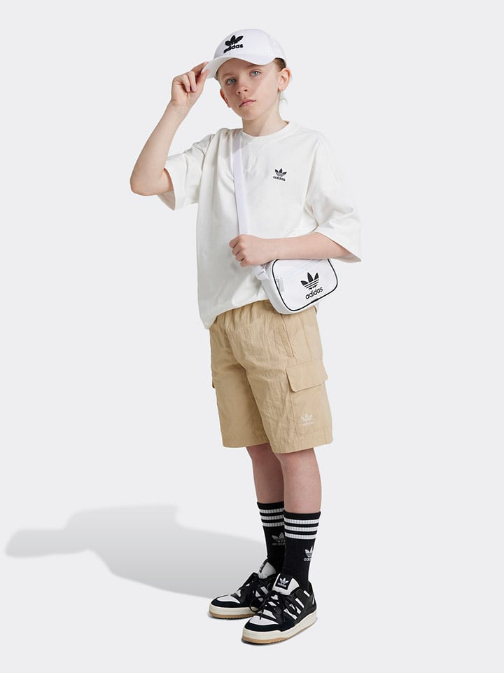 adidas Bojówki w kolorze beżowym rozmiar: 152