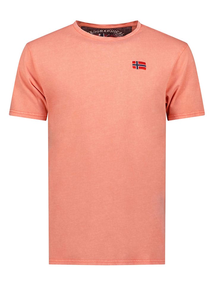 Geographical Norway Koszulka "Jactus" w kolorze pomarańczowym rozmiar: 128