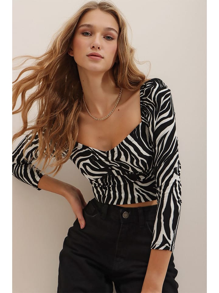 Happiness Istanbul Bluzka w kolorze czarnym rozmiar: M