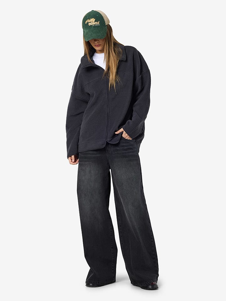 Noisy may Kurtka polarowa w kolorze antracytowym rozmiar: M