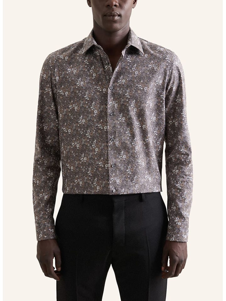 Seidensticker Koszula w kolorze szarym rozmiar: 42