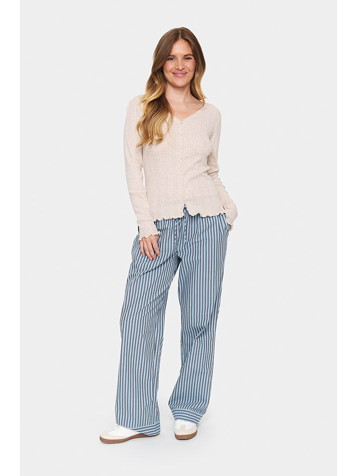 SAINT TROPEZ Kardigan w kolorze beżowym rozmiar: M