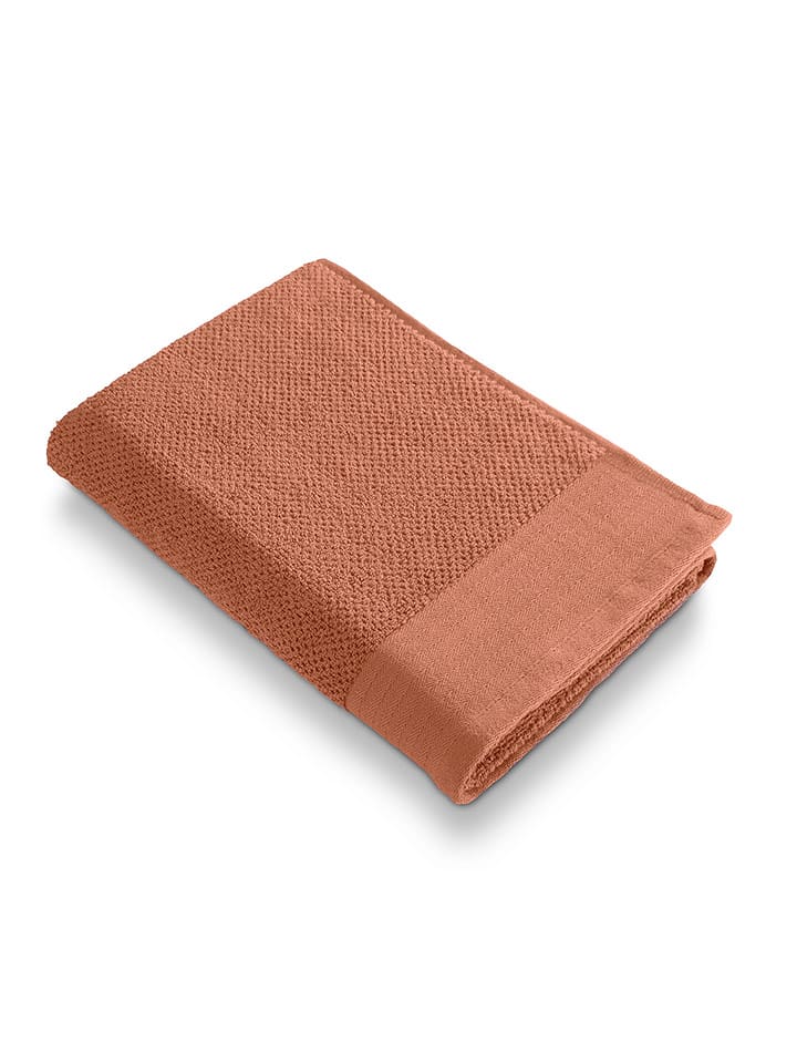 Walra Ręcznik prysznicowy "Soft Cotton" w kolorze jasnobrązowym rozmiar: 70x140 cm