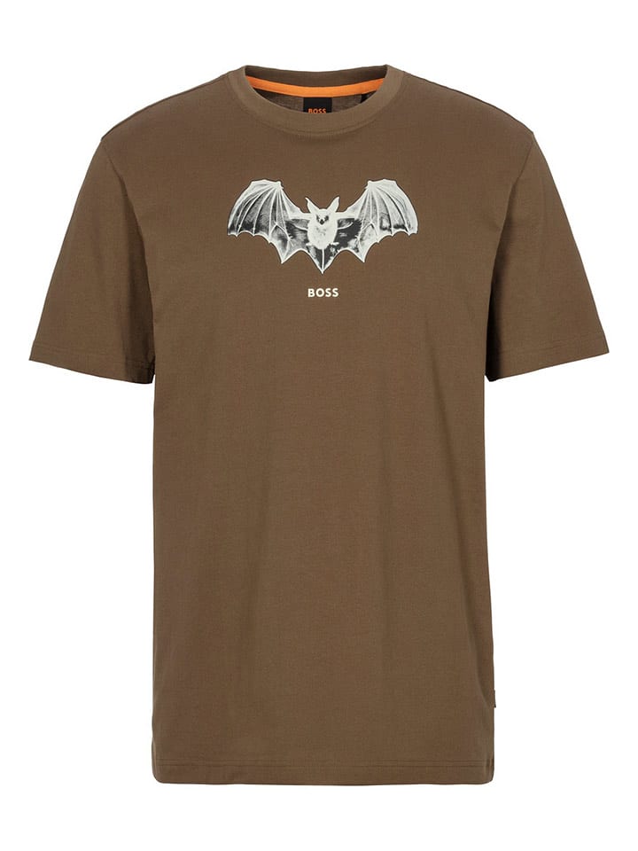 BOSS Orange Koszulka w kolorze brązowym rozmiar: XL