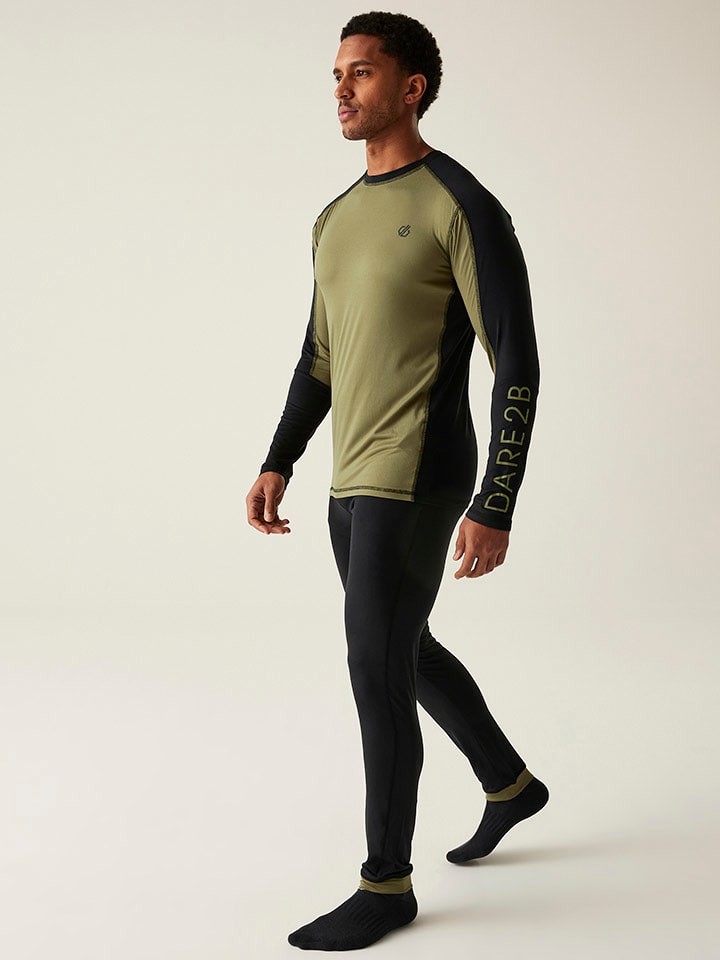 Dare 2b 2-częściowy zestaw funkcyjny "Exchange IV" w kolorze oliwkowo-czarnym rozmiar: L