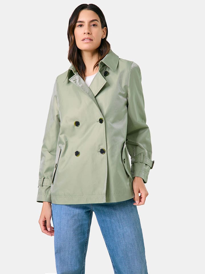 Gerry Weber Płaszcz przejściowy w kolorze zielonym rozmiar: 38