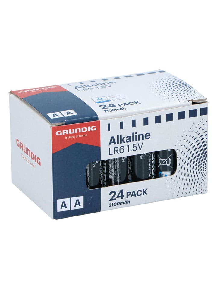 GRUNDIG Baterie alkaliczne (24 szt.) - AA/LR6 2100 mAh rozmiar: onesize