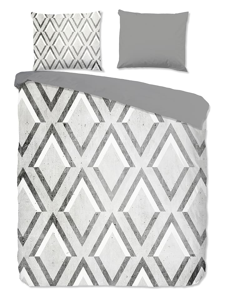 Good Morning Komplet pościeli "Alice" w kolorze szarym rozmiar: 135x200 cm