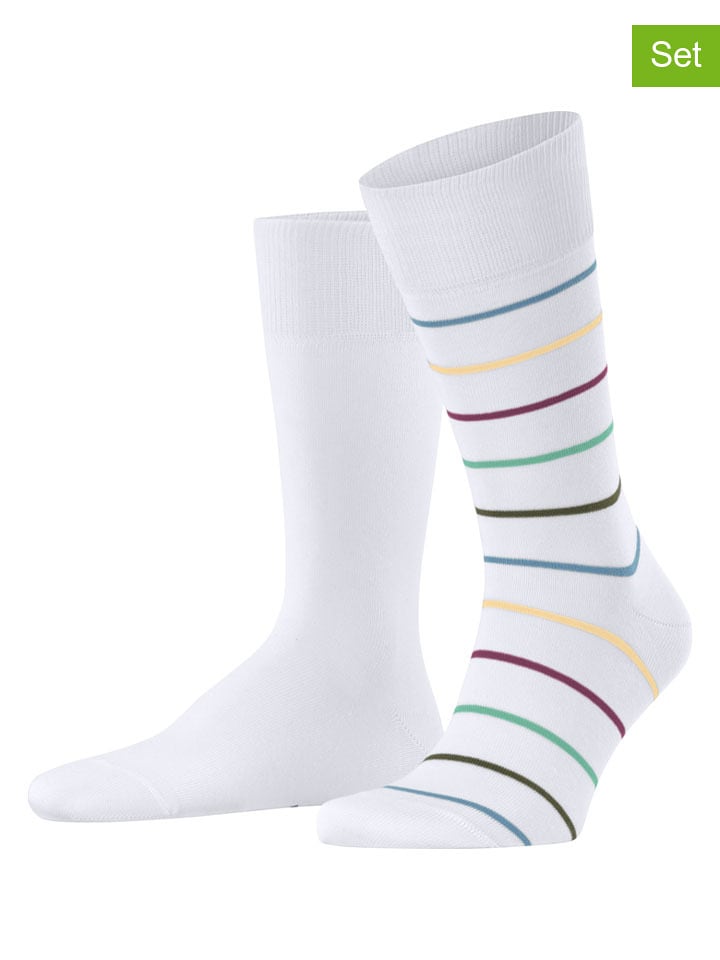 ESPRIT Skarpety (2 pary) w kolorze białym rozmiar: 39-42