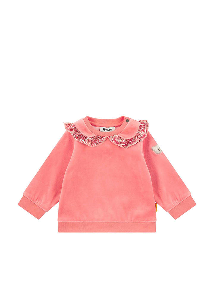 Steiff Bluza w kolorze jasnoróżowym rozmiar: 86