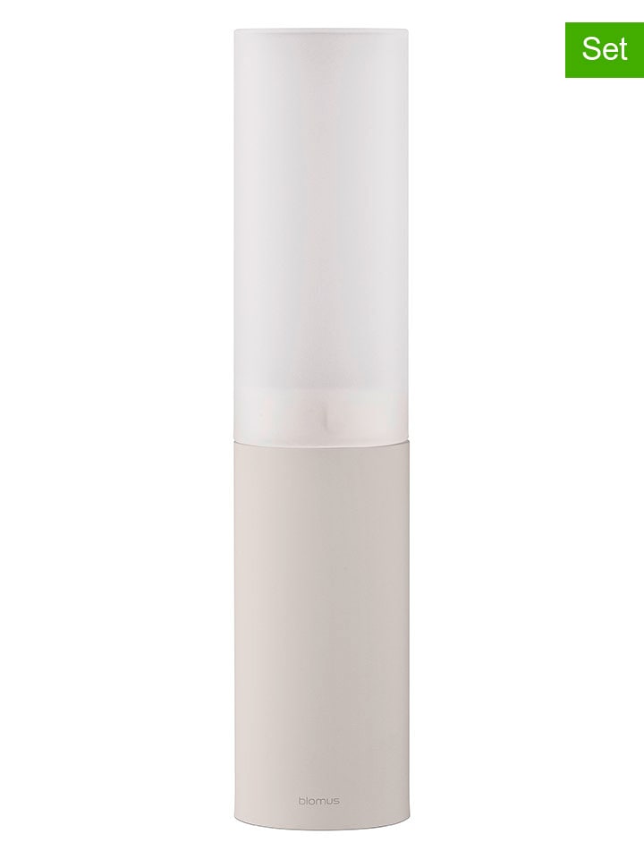 Blomus Świeczniki (3 szt.) "Faro" w kolorze beżowym rozmiar: onesize