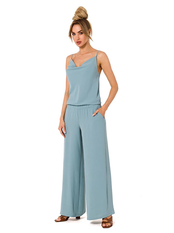 made of emotion Kombinezon w kolorze błękitnym rozmiar: L