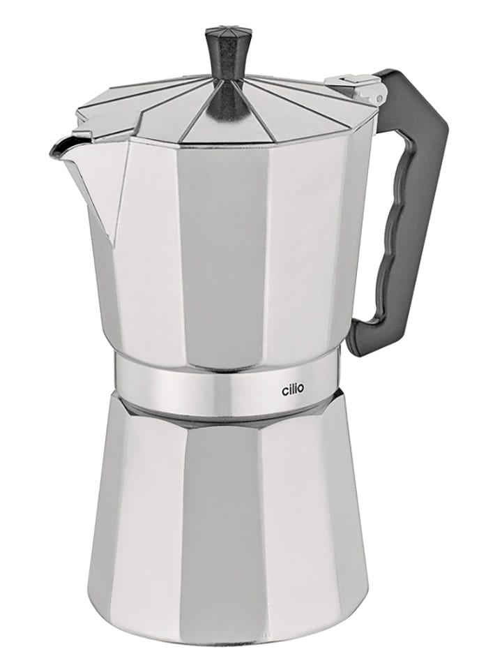 Cilio Kawiarki "Classico" w kolorze srebrnym rozmiar: onesize