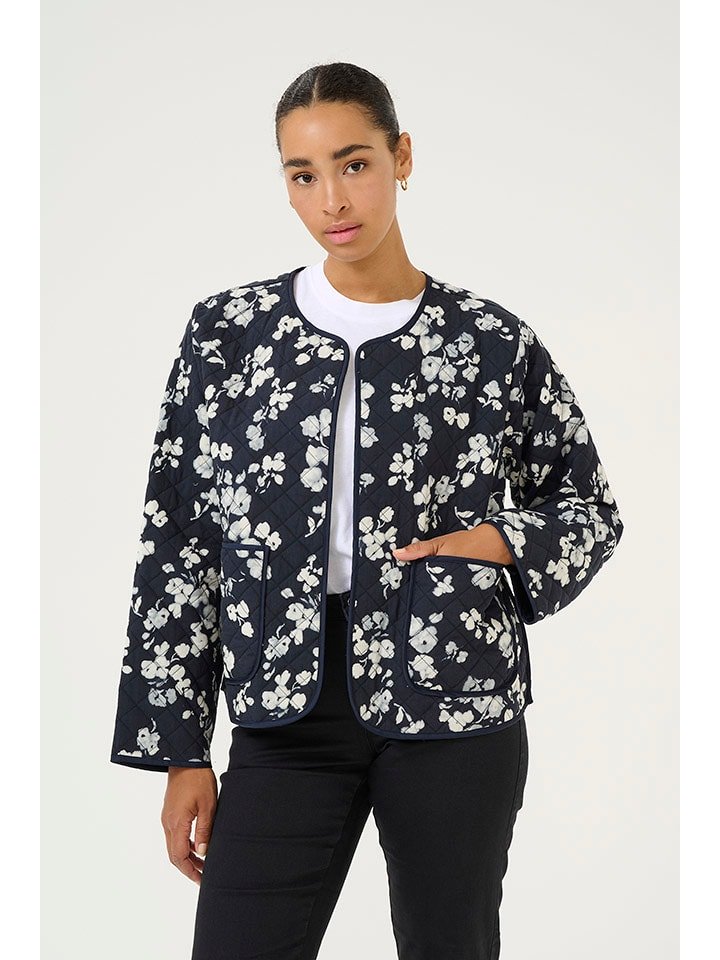 Kaffe Kurtka przejściowa "Valia" w kolorze granatowym rozmiar: 36