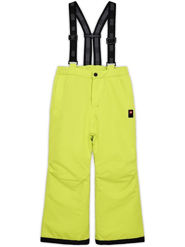 LEGO Spodnie narciarskie "Payton 701" w kolorze jasnozielonym rozmiar: 116