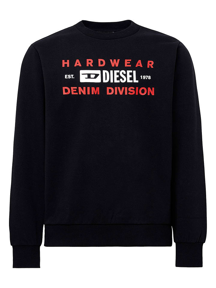 Diesel Bluza "Hayt" w kolorze czarnym rozmiar: S