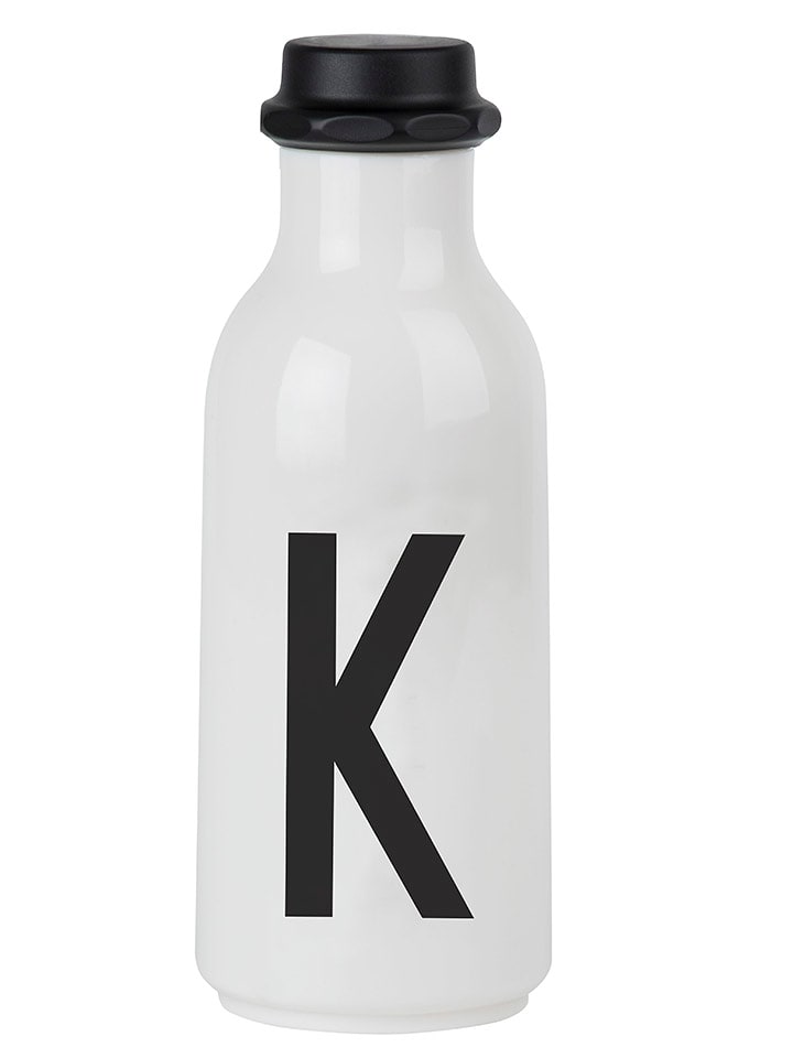 Design Letters Bidon w kolorze białym - 500 ml rozmiar: onesize