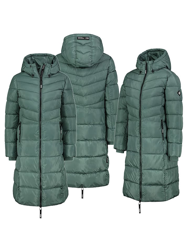 Sublevel Płaszcz pikowany w kolorze zielonym rozmiar: L