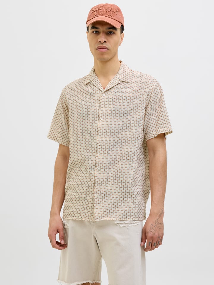 Jack & Jones Koszula "Luke" w kolorze beżowym rozmiar: XXL