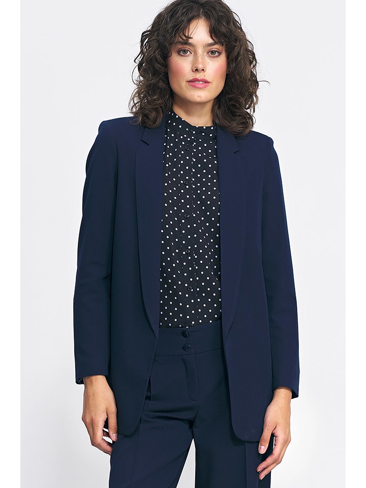 Nife Blezer w kolorze granatowym rozmiar: 44