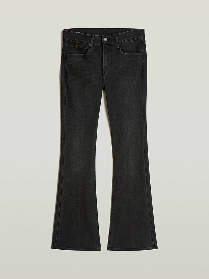 G-Star Dżinsy - Flare fit - w kolorze czarnym rozmiar: W25/L30