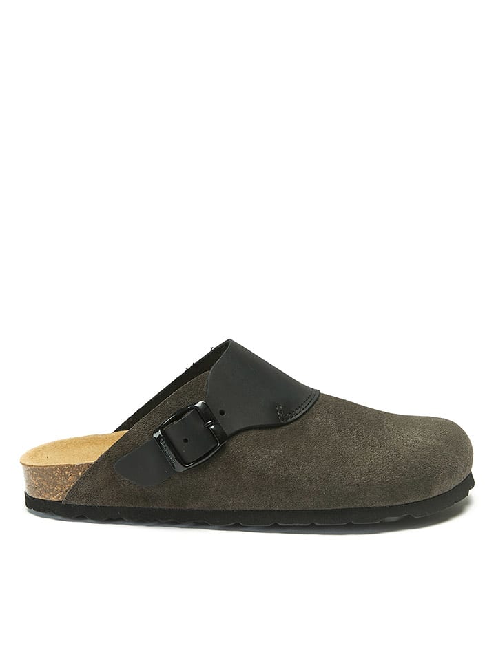 Mandel Skórzane chodaki w kolorze szarym rozmiar: 46