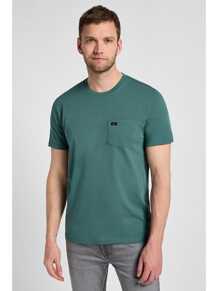 Lee Koszulka w kolorze zielonym rozmiar: XL