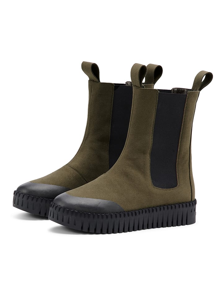 Ilse Jacobsen Sztyblety w kolorze khaki rozmiar: 38